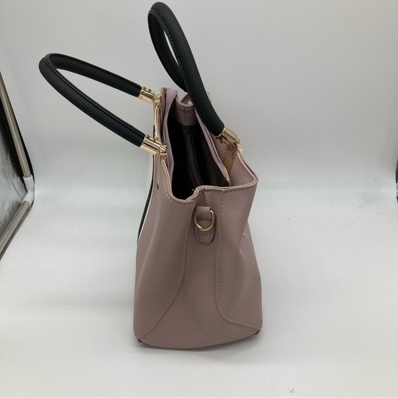 Synthetic Leather Colorblock Purse - Picture 4 of 8